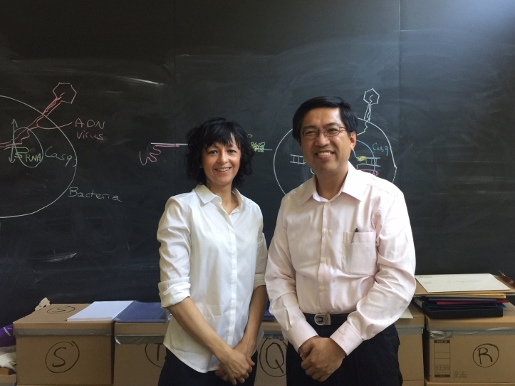 The CEO of the Tang Prize Foundation, Jenn-Chuan Chern (陳振川), arrived in Germany on June 23 to visit Dr. Emmanuelle Charpentier, one of the three joint recipients of the 2016 Tang Prize in Biopharmaceutical Science.