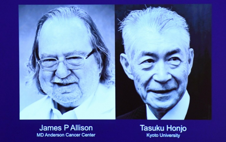 Two immunologists, James Allison of the US and Tasuku Honjo of Japan, won the 2018 Nobel Medicine Prize