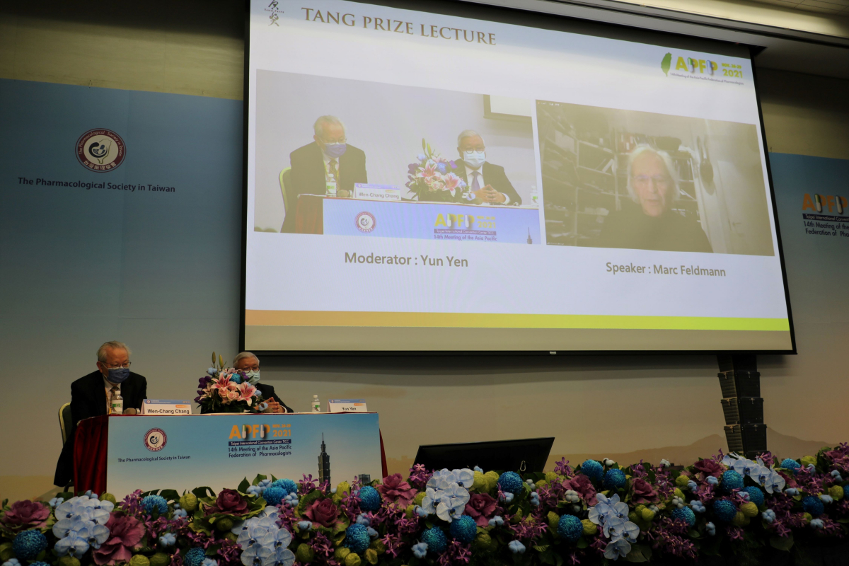 Marc Feldmann, 2020 Tang Prize laureate in Biopharmaceutical Science 