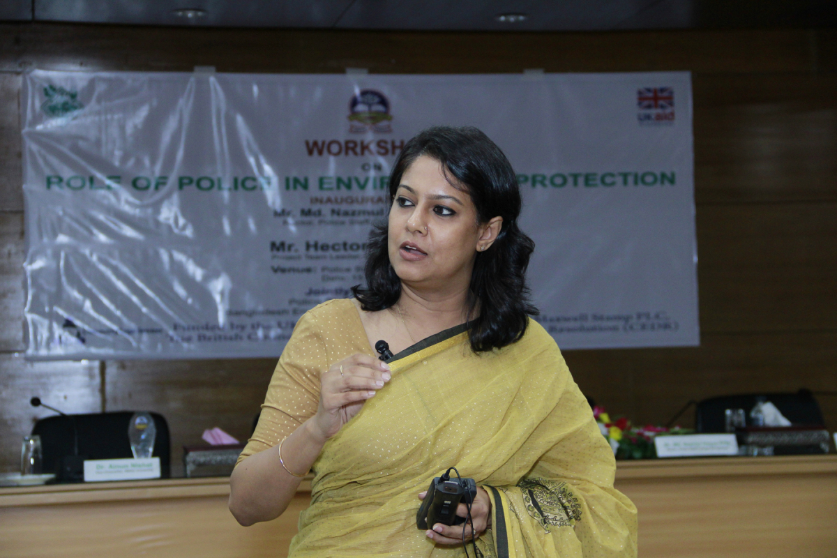 Syeda Rizwana Hasan, chief executive of the Bangladesh Environmental Lawyers Association (BELA) (Photo courtesy of BELA)