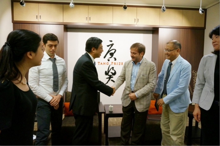 The European Chamber of Commerce Taipei (ECCT), visited the Tang Prize Foundation today (July 16) to discuss the prize’s philosophy and laureates—especially the Sustainable Development laureate, Gro Harlem Brundtland. 