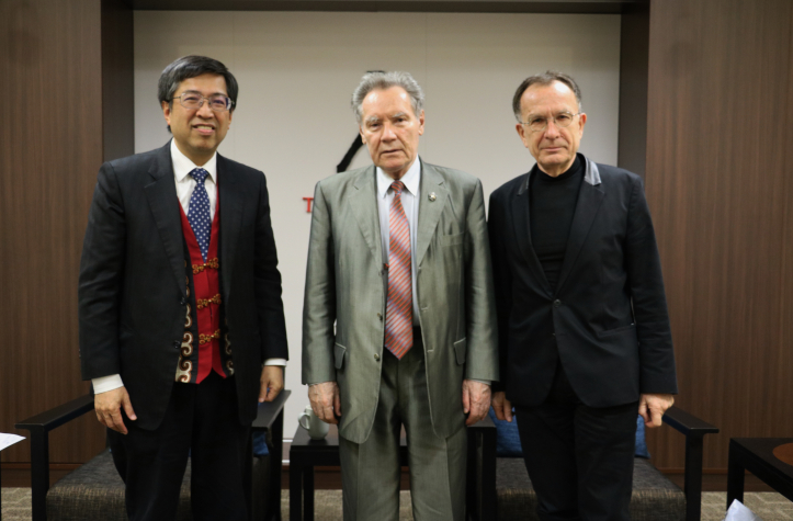 President of the Russian Academy of Engineering (RAE) Prof. Boris Vladimirovich Gusev and the world-renowned scholar Prof. Igor Emri 