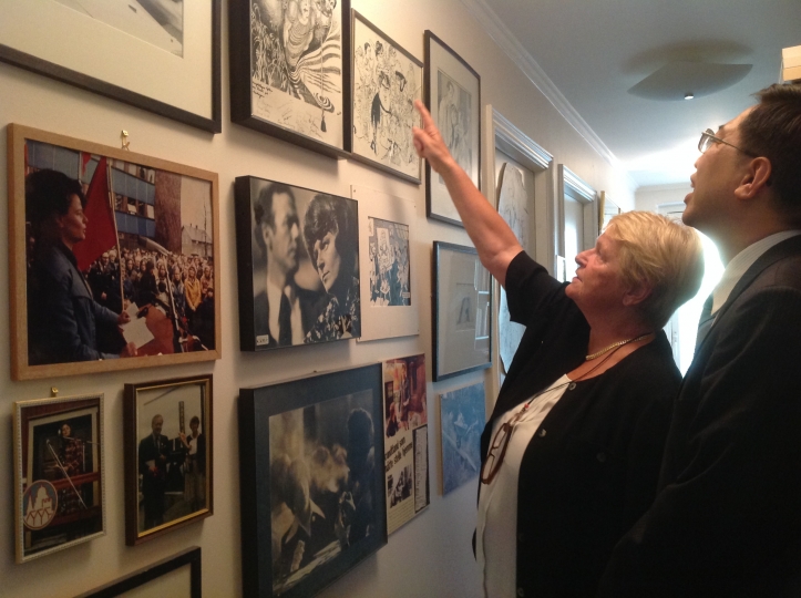 Dr. Jenn-Chuan Chern visited to the recipient of the 2014 Tang Prize in Sustainable Development Gro Harlem Brundtland in her native Oslo, Norway.