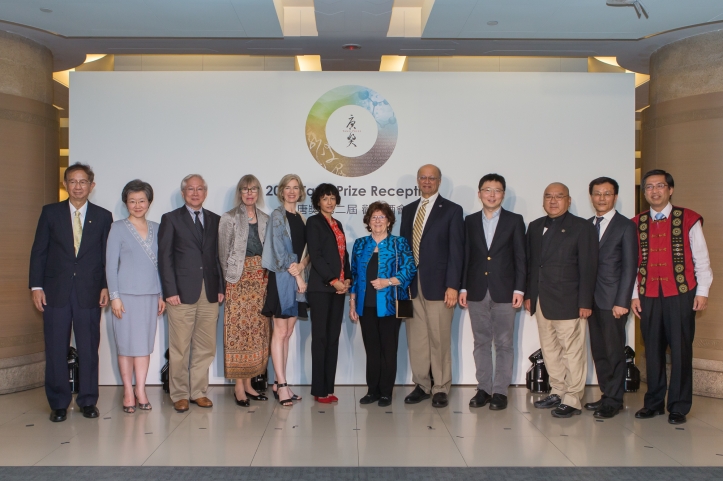 The six recipients of the international award were greeted by Tang Prize Founder Samuel Yin at the welcoming reception, along with leaders from industry and government.