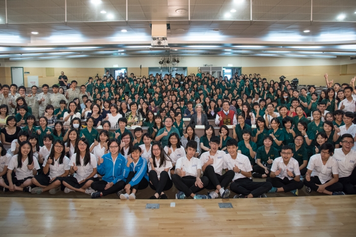 American geneticist Jennifer Doudna, one of this year's three recipients of the Tang Prize in biopharmaceutical science, encouraged young Taiwanese to pursue a career in the area they are passionate about.