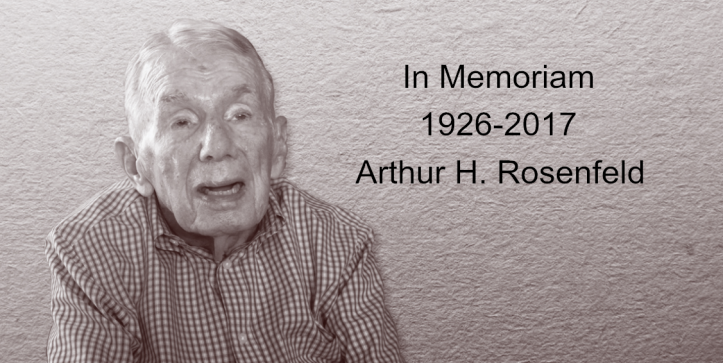 Tang Prize | Media | Arthur Rosenfeld Passes Away at 90