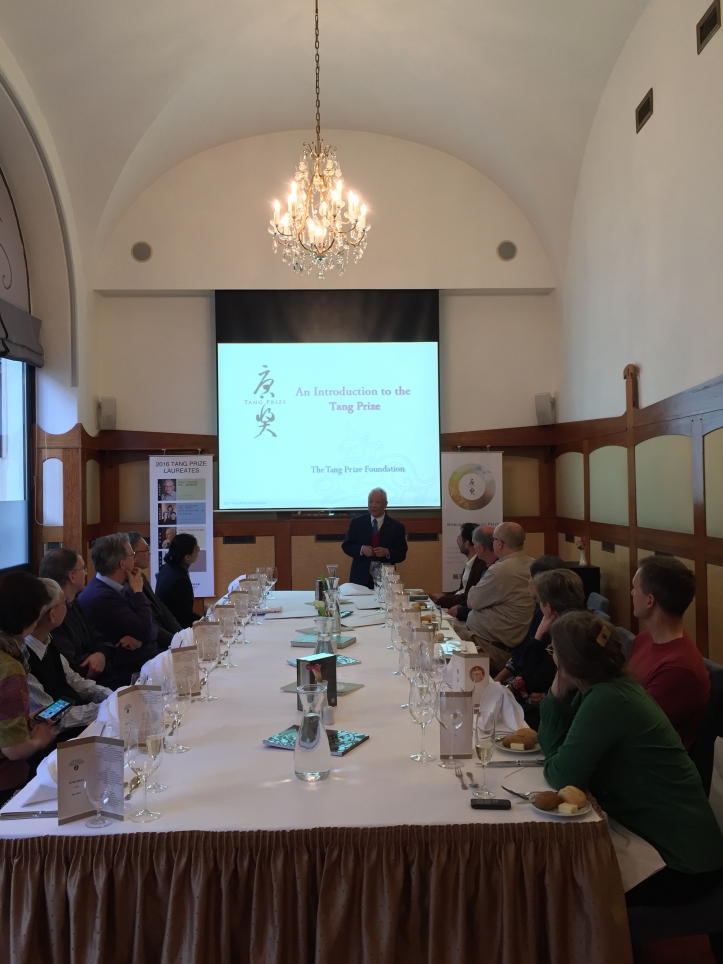 Tang Prize Representative Promotes Prize in Sinology at Charles University, Czech Republic 