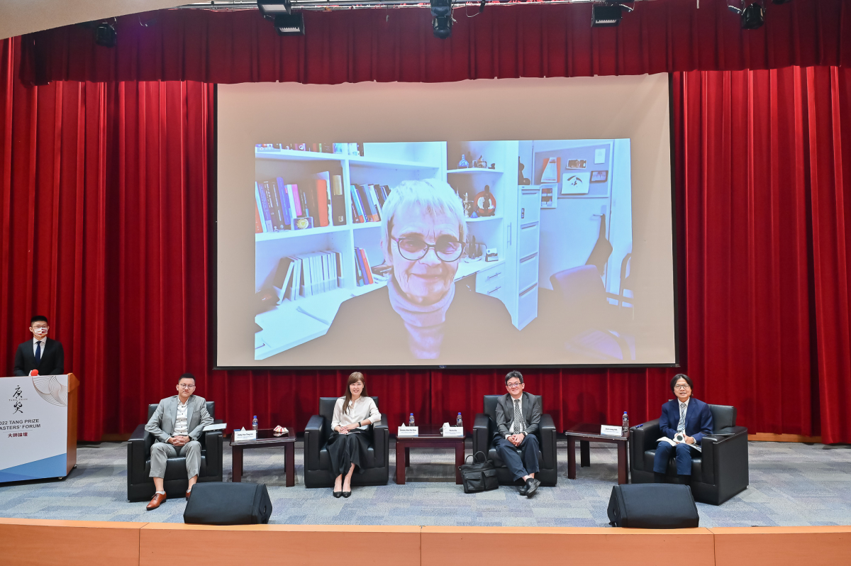 Recipient of 2022 Tang Prize in Rule of Law Professor Cheryl Saunders participates via videoconference-1