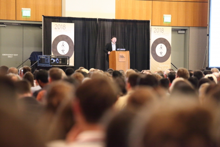 More than 6,000 people attended 2018 Experimental Biology (EB) Tang Prize Award Lecture, given by the Tang Prize Biopharmaceutical Science laureate Dr. Feng Zhang.