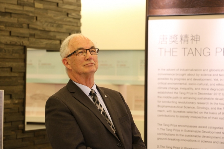 Professor Gordon McBean, President of the International Council for Science (ICSU), visited the Tang Prize Foundation Offices