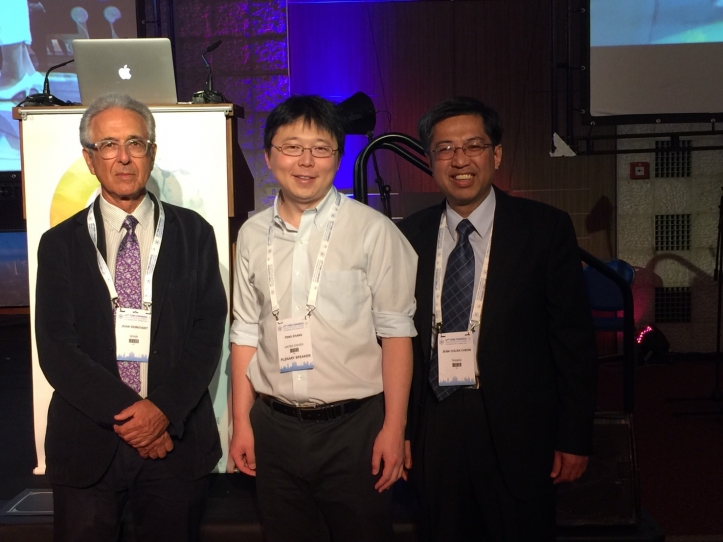 Professor Feng Zhang, one of the 2016 Tang Prize laureates in Biopharmaceutical Science, delivered a Tang Prize/IUBMB Lecture during the 42nd FEBS Congress.