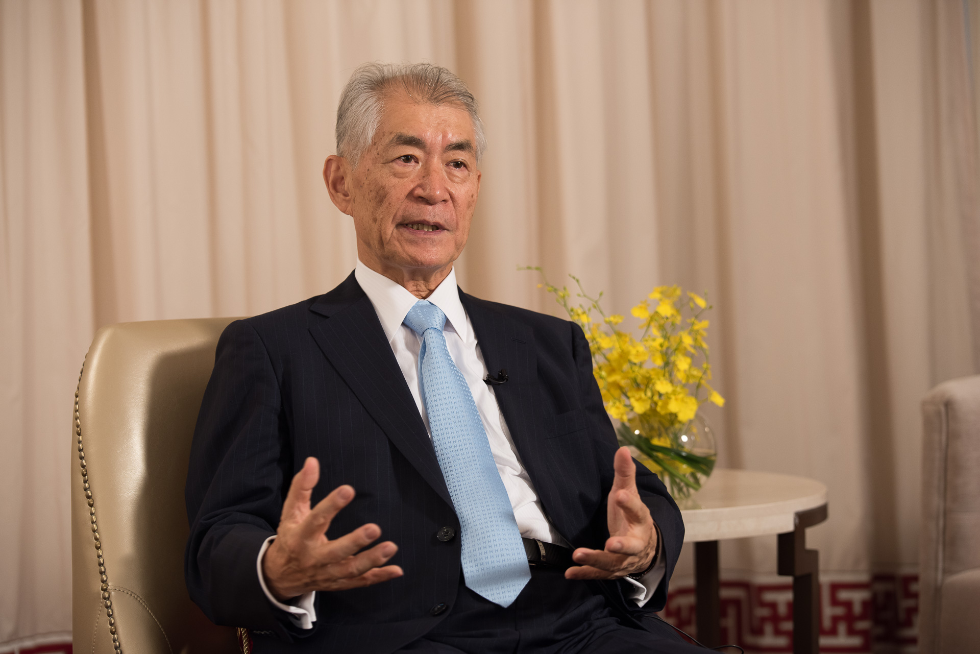 Nobel Prize and Tang Prize laureate Tasuku Honjo emphasizes the need to integrate science into policy making (photo courtesy of Tang Prize Foundation)
